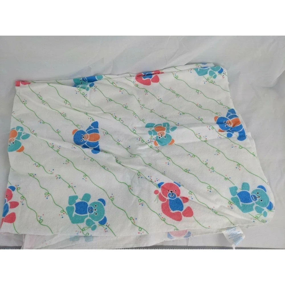 Baby Blanket Fleece Bears 30x40 Inch Mount Vernon‎ Mills